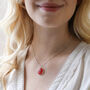 Pressed Birth Flower Pendant Necklace, thumbnail 3 of 12