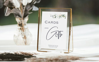 Personalised Wedding Cards And Gifts Sign, 3 of 4