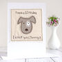Personalised Dog Birthday Card For Her, thumbnail 1 of 12