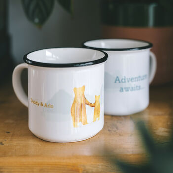 Father And Child 'Adventure Awaits' Personalised Mug, 3 of 5