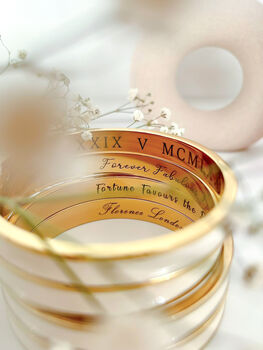 Personalised Special Date Bangle Handmade To Order, 7 of 7