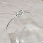Sterling Silver Bangle With Geometric Charms, thumbnail 9 of 10