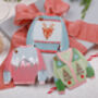 12 Christmas Gift Tags With Cute Christmas Jumper Design And Gold Twine, thumbnail 1 of 4