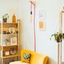 Macrame Hanging Accent Lamp With Filament Bulb, thumbnail 8 of 10
