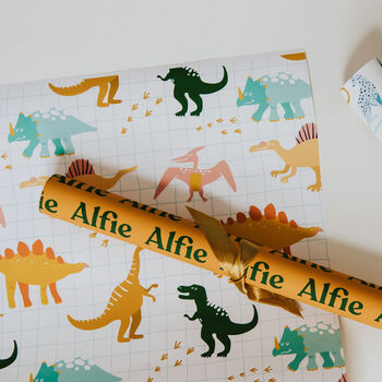 Dinosaur Party Wrapping Paper, 2 of 3