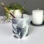 Personalised Leaf Print Ceramic Pot, thumbnail 2 of 11
