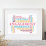 Personalised Word Cloud Print, thumbnail 12 of 12