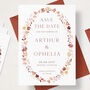 Autumn Wedding Save The Date Cards, thumbnail 1 of 5