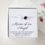 Mama Of An Angel – Personalised Memorial Bracelet For Miscarriage, thumbnail 2 of 11