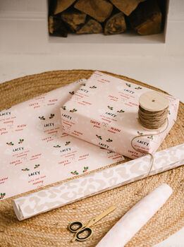 Christmas Personalised Cat Wrapping Paper, 3 of 3