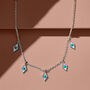 Medina Charm Turquoise Necklace, thumbnail 2 of 9