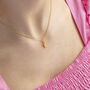 Dainty Pearl Initial Necklace, thumbnail 10 of 12