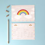 Rainbow Baby Shower Prediction Cards, thumbnail 3 of 5