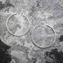Sterling Silver Minimalist Hoop Ear Cuff Earring, thumbnail 6 of 11
