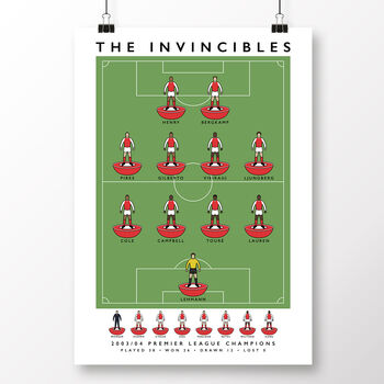 Arsenal Invincibles Poster, 4 of 9