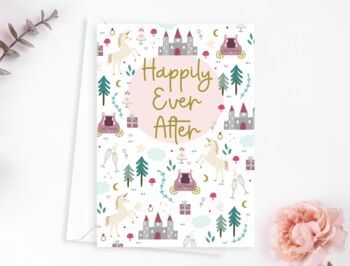 Happily Ever After Wedding Card, 2 of 2