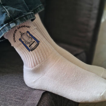 Personalised Lucky Football Socks, 2 of 5