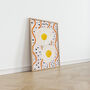 Fried Egg Art Print Brunch Kitchen Poster, thumbnail 2 of 12