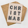 Stylish Christmas Card Pack, Set Of Modern Festive Cards, thumbnail 3 of 6