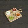 Personalised Wooden Dip Serving Board, thumbnail 3 of 6