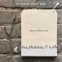 East Of India Brown Gift Paper Bags Merry Christmas X 50, thumbnail 2 of 2