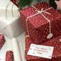 Most Wonderful Time Red Christmas Wrapping Paper, thumbnail 9 of 12