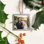 Couple's First Christmas, Tree Decoration Photo Frame, thumbnail 1 of 3