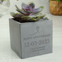 Personalised Wedding Anniversary Plant Pot, thumbnail 1 of 4