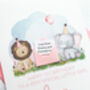 Personalised Mini Envelope Animal Birthday Card, thumbnail 4 of 6