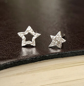 Thank You Teacher Mismatched Star Earrings, 12 of 12