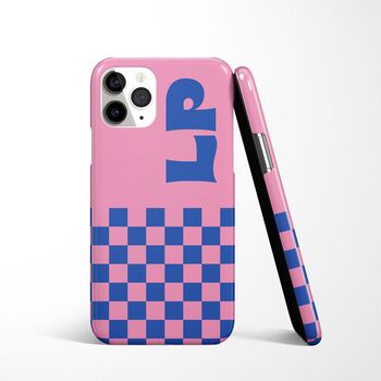 Initial Check Phone Personalised Case Name Durable iPhone Samsung Mobile Cover, 10 of 12