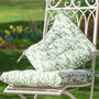 Watercolour Leaves Tie On Seat Pads, thumbnail 1 of 5