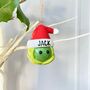 Personalised Ceramic Sprout Christmas Decoration, thumbnail 1 of 4