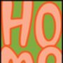 'Home' Typography Print Statement Wall Art, Unframed, thumbnail 2 of 8