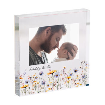 Gift For Dad Personalised Acrylic Photo Plaque, 2 of 2