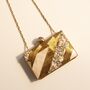 Mayra Gold Mother Of Pearl Clutch, thumbnail 1 of 6
