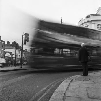 Bus, London, Black And White, Art Print, 3 of 7