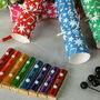 Rainbow Xylophone Family Fun Christmas Crackers Set Of Eight, thumbnail 3 of 5