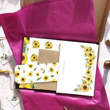 Sunflower Stationery Gift Set, 3 of 6