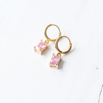 Pink Glass Earrings, 4 of 11