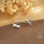 Sterling Silver Kayak Boat Stud Earrings, thumbnail 2 of 11