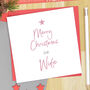 Christmas Card For Wife, thumbnail 1 of 3
