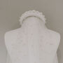 Chunky Pearl Ivory Statement Bridal Headband, thumbnail 9 of 11