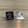 Personalised When I Met Daddy Cufflinks, thumbnail 2 of 4