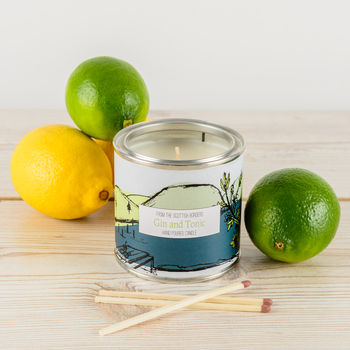 Gin And Tonic Juniper Berries Candle Tin, 2 of 4