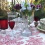 Pink Toile Tablecloth Cassis, thumbnail 1 of 2