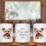 Personalised Yorkshite Terrier Dog Hearts Pet Gift Mug, thumbnail 2 of 2