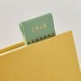 Personalised Hand Stitched Leather Bookmark, thumbnail 4 of 7