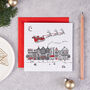 Santa's Sleigh Pack Of Eight Notecards, thumbnail 1 of 3