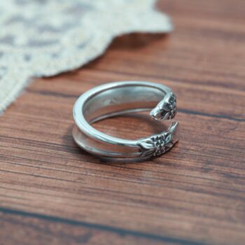 Garland Vintage Spoon Wrap Ring, 3 of 5